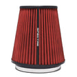 Spectre HPR Conical Air Filter 6in. Flange ID / 7.719in. Base OD / 8.5in. Tall - Red Spectre Air Filters - Universal Fit  AXOPROS