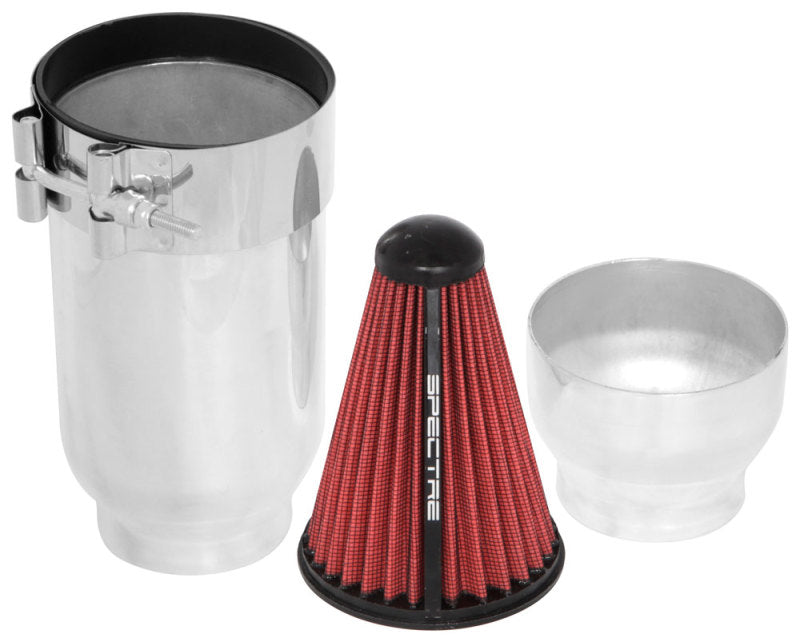 Spectre Inline Air Box 4in. w/Filter Spectre Air Boxes  AXOPROS