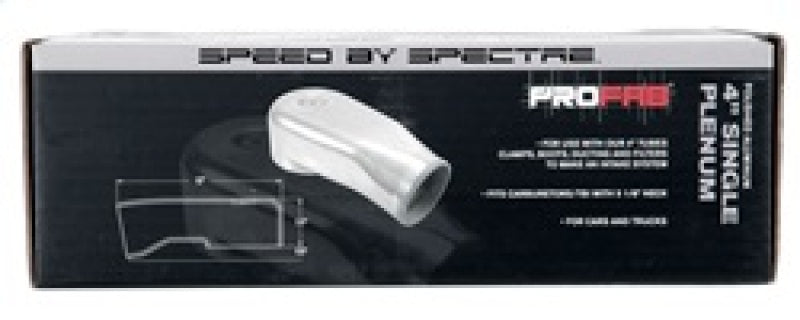 Spectre Plenum 4in. OD x 9in. (Air Cleaner to Stud Inlet) - Single Spectre Intake Manifold Plenum  AXOPROS