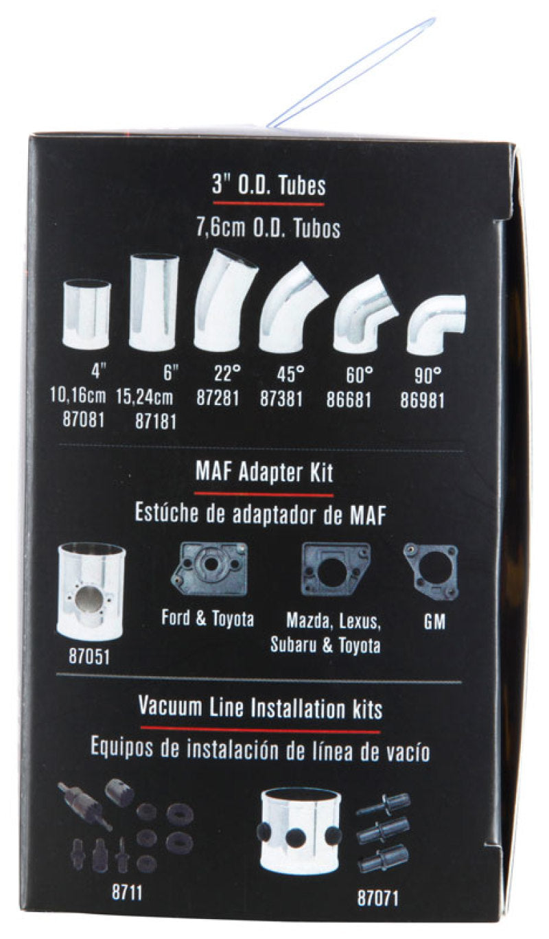 Spectre Universal Pre-Filter Wrap 6in. x 6.125in. - Black Spectre Pre-Filters  AXOPROS