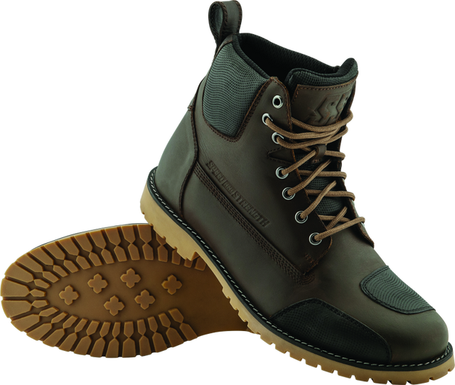 Speed and Strength Call to Arms Boot Brown/Black - 11 Speed and Strength Motorcycle Boots  AXOPROS