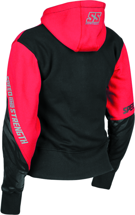 Speed and Strength Cat Outa Hell Hoody Red/Black Womens - XS Speed and Strength Sweatshirts  AXOPROS