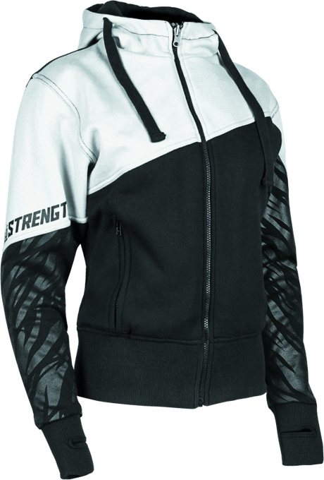 Speed and Strength Cat Outa Hell Hoody White/Black Womens - Small Speed and Strength Sweatshirts  AXOPROS