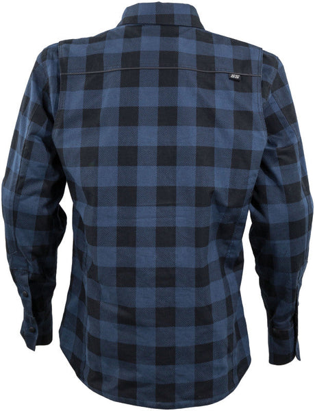 Speed and Strength True Grit Armored Motoshirt Navy/Black - Large Speed and Strength Shirts  AXOPROS