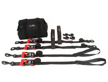 SpeedStrap Ultimate UTV Tire Bonnet Kit - Black SpeedStrap Cargo Tie-Downs  AXOPROS