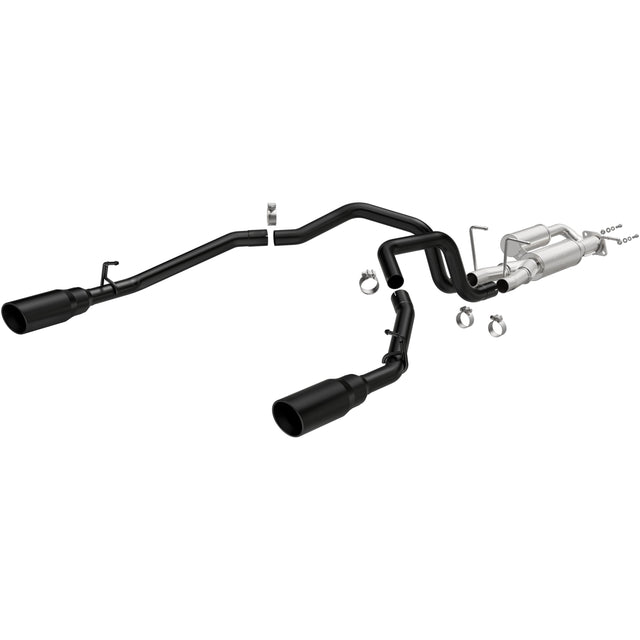 SPEQ Series Black Coated Cat-Back System MagnaFlow Exhaust Products Exhaust System Kit  AXOPROS