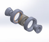 SPL Parts 15-21 Ford Mustang S550 Rear Toe Arm Bushing SPL Parts Suspension Arm Bushings  AXOPROS
