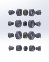 SPL Parts 2016+ Mazda Miata (ND) Rear Knuckle Bushings SPL Parts Suspension Arm Bushings  AXOPROS
