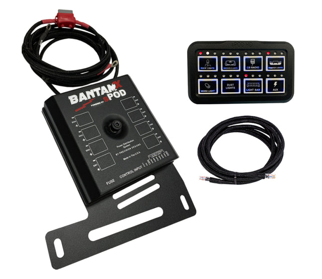 Spod 07-18 Jeep Wrangler JK BantamX HD SPOD Switch Panels  AXOPROS