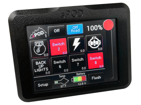 Spod 8 Circuit Systems Add-On Touchscreen SPOD Switch Panels  AXOPROS