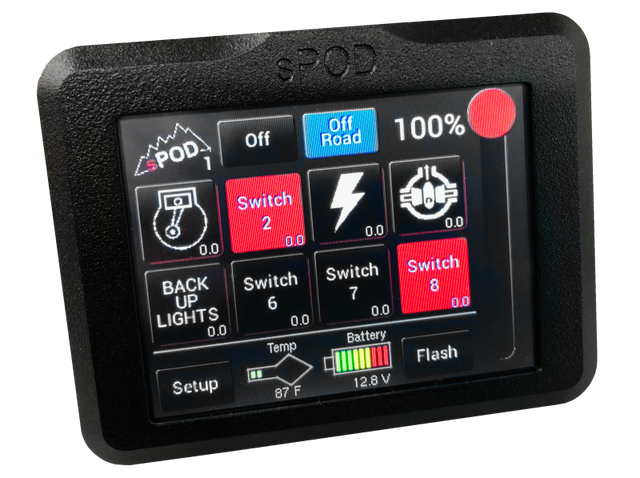 Spod 8 Circuit Systems Add-On Touchscreen SPOD Switch Panels  AXOPROS