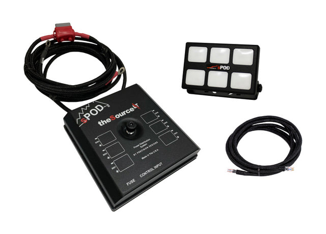 Spod SourceLT w/ Mini6 for Universal 36 Inch Battery Cables SPOD Switch Panels  AXOPROS