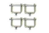Spring Clamps - Bolt Style - 2.5 Inch Wide - 4 Pack BDS Suspension Leaf Spring Mount Kit  AXOPROS