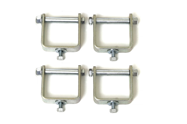 Spring Clamps - Bolt Style - 3 Inch Wide - 4 Pack BDS Suspension Leaf Spring Mount Kit  AXOPROS