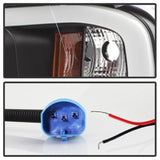 Spyder 02-05 Dodge Ram 1500 Light Bar Projector Headlights - Black (PRO-YD-DR02V2-LB-BK) SPYDER Headlights  AXOPROS