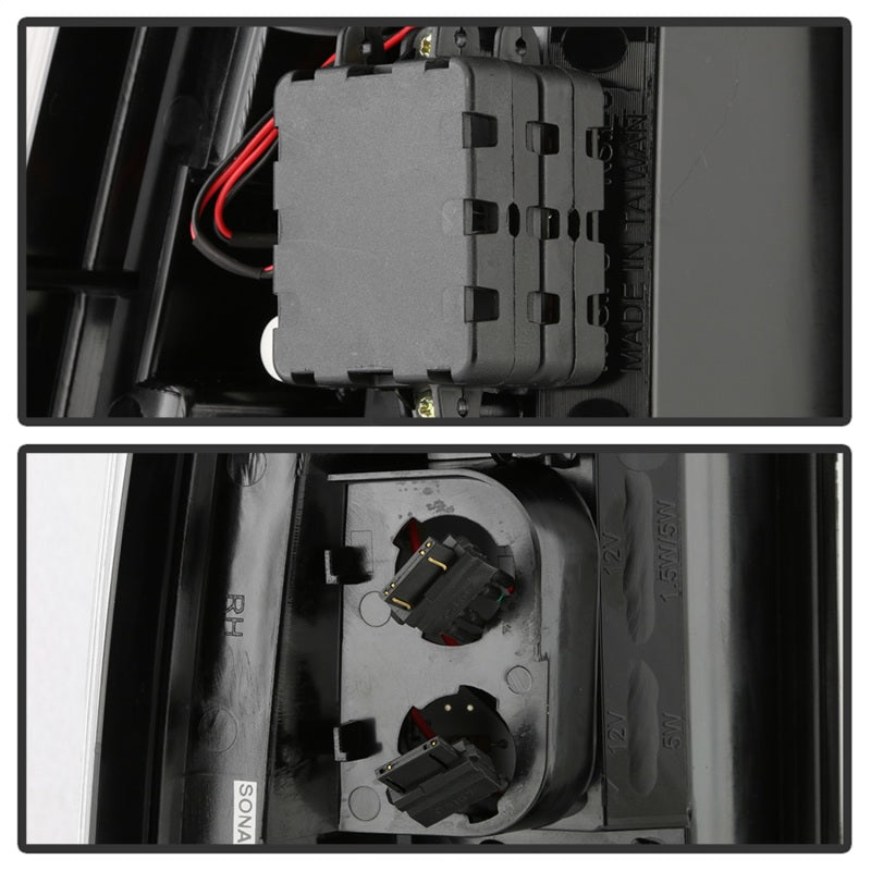 Spyder 03-06 Chevy Silverado - (Does Not Fit Stepside) LED Tail Lights - All Black ALT-YD-CS03V2-LED SPYDER Tail Lights  AXOPROS