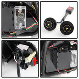 Spyder 04-06 BMW E46 2Dr (Coupe ONLY No Conv.) Lgtbar Styl LED Tail Lghts Blk ALT-YD-BE4604-LBLED-BK SPYDER Tail Lights  AXOPROS