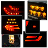 Spyder 04-06 BMW E46 2Dr (Coupe ONLY No Conv.) Lgtbar Styl LED Tail Lghts Blk ALT-YD-BE4604-LBLED-BK SPYDER Tail Lights  AXOPROS