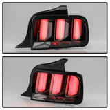 Spyder 05-09 Ford Mustang (White Light Bar) LED Tail Lights - Black ALT-YD-FM05V3-LED-BK SPYDER Tail Lights  AXOPROS
