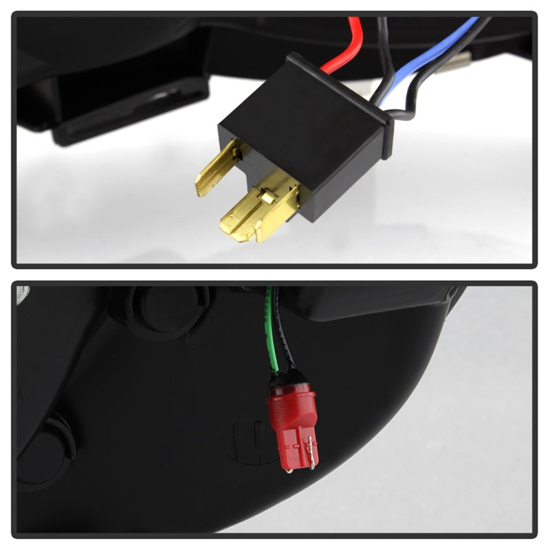 Spyder 05-11 Toyota Tacoma Ver 2 Proj Headlights - Light Bar DRL - Black Smoke PRO-YD-TT05V2-LB-BSM SPYDER Headlights  AXOPROS