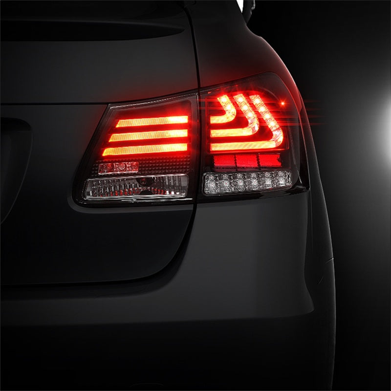 Spyder 07-11 Lexus GS 350 LED Tail Lights Black ALT-YD-LGS06-LED-BK SPYDER Tail Lights  AXOPROS