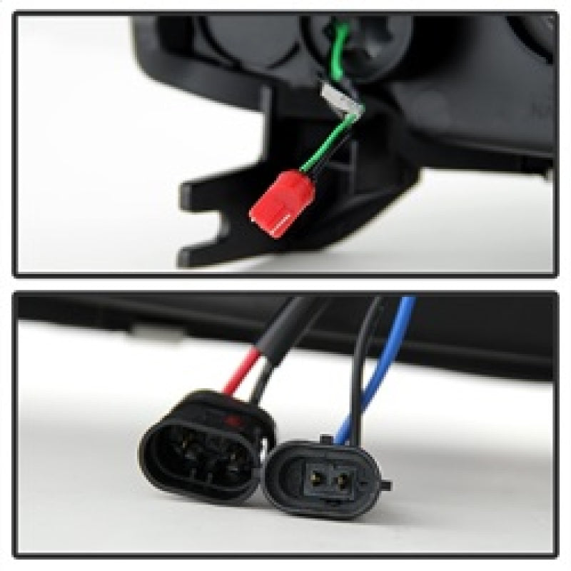 Spyder 07-14 Chevy Suburban/1500/2500/Tahoe V2 Projector Headlights Blk PRO-YD-CSUB07V2-DRL-BK SPYDER Headlights  AXOPROS