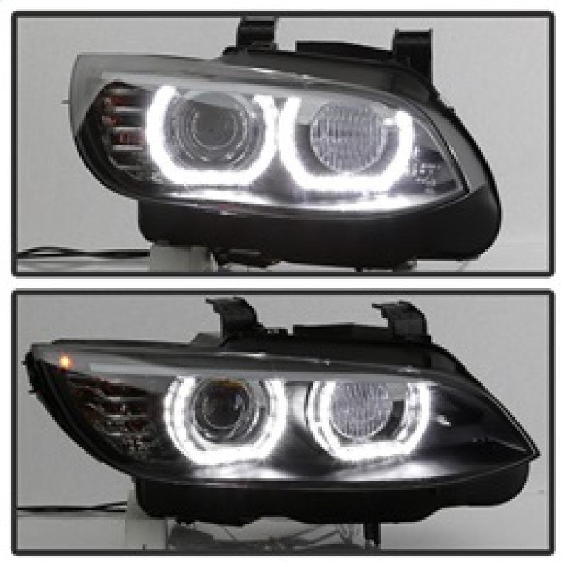 Spyder 08-10 BMW F92 3 Series Projector Headlights - LED DRL - Black (PRO-YD-BMWE9208-DRL-BK) SPYDER Headlights  AXOPROS