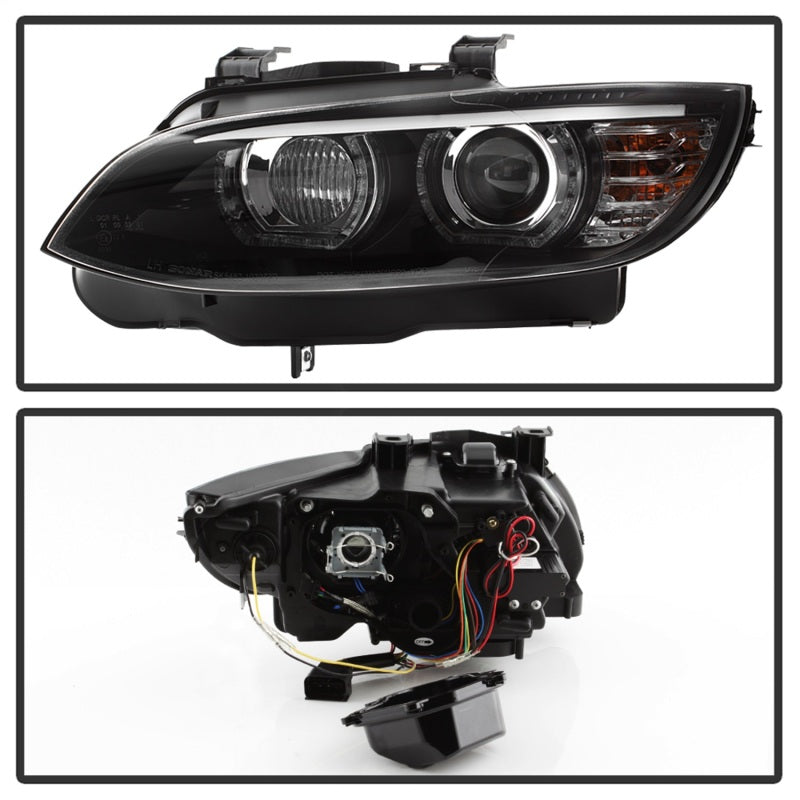 Spyder 08-10 BMW F92 3 Series Projector Headlights - LED DRL - Black (PRO-YD-BMWE9208-DRL-BK) SPYDER Headlights  AXOPROS