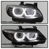 Spyder 08-10 BMW F92 3 Series Projector Headlights - LED DRL - Black (PRO-YD-BMWE9208-DRL-BK) SPYDER Headlights  AXOPROS