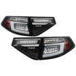 Spyder 08-14 Subara Impreza WRX Hatchback LED Tail Lights Seq Signal Black ALT-YD-SI085D-SEQ-BK SPYDER Tail Lights  AXOPROS