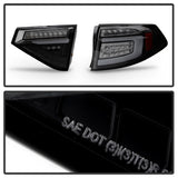 Spyder 08-14 Subara Impreza WRX Hatchback LED Tail Lights Seq Signal Blk Smoke ALT-YD-SI085D-SEQ-BSM SPYDER Tail Lights  AXOPROS