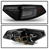 Spyder 08-14 Subara Impreza WRX Hatchback LED Tail Lights Seq Signal Blk Smoke ALT-YD-SI085D-SEQ-BSM SPYDER Tail Lights  AXOPROS