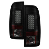 Spyder 08-16 Ford Super Duty LED Tail Lights Black Smoke ALT-YD-FS07-LED-BSM SPYDER Tail Lights  AXOPROS
