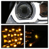 Spyder 09-12 BMW E90 3-Series 4DR HID w/ AFS Only - LED Turn - Black - PRO-YD-BMWE9009-AFSHID-BK SPYDER Headlights  AXOPROS