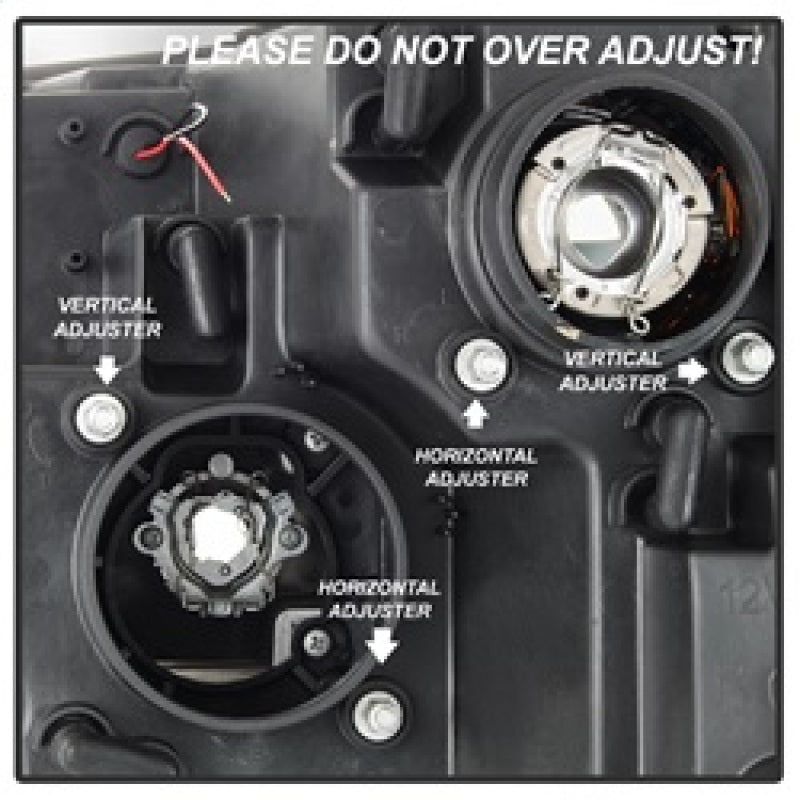 Spyder 09-16 Dodge Ram 1500 Version 2 Headlights Light Bar DRL Black PRO-YD-DR09V2-LBDRL-BK SPYDER Headlights  AXOPROS