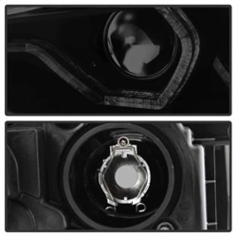 Spyder 12-14 BMW F30 3 Series 4DR Projector Headlights - LED DRL - Blk Smoke PRO-YD-BMWF3012-DRL-BSM SPYDER Headlights  AXOPROS