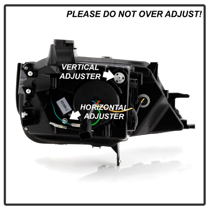 Spyder 14-19 Chevrolet Impala Proj Headlights Low Beam/High Beam H9 Inc - Black PRO-YD-CHIP14-LB-BK SPYDER Headlights  AXOPROS