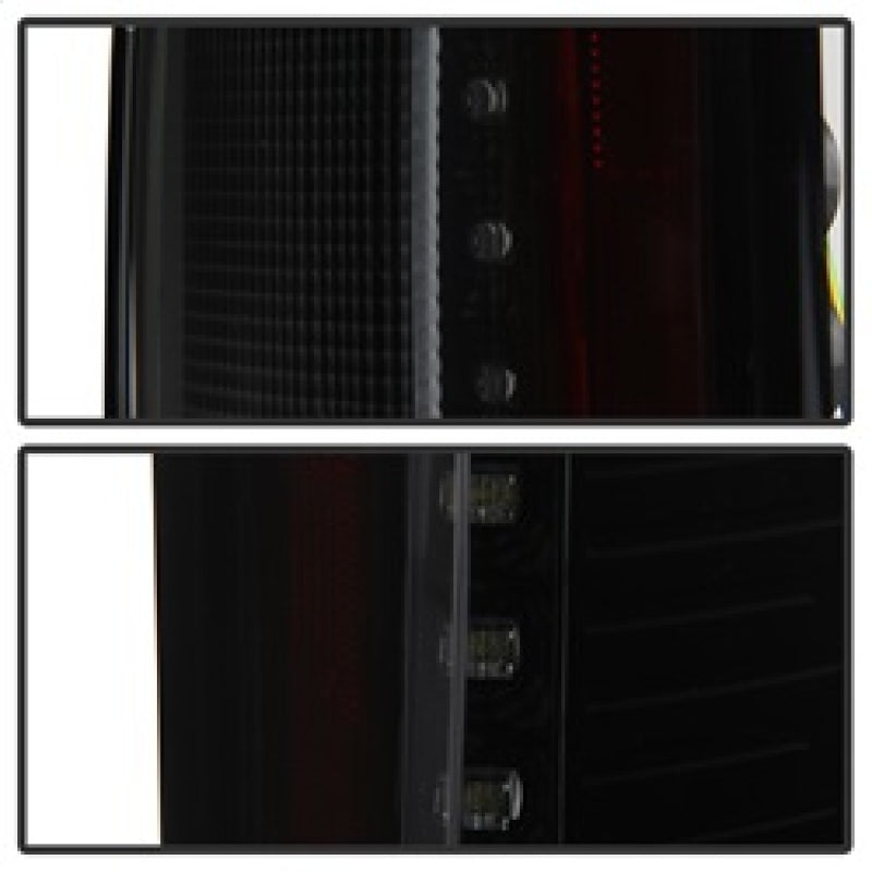 Spyder 15-17 Ford F-150 LED Tail Lights (w/Blind Spot) - Black Smoke (ALT-YD-FF15015BS-LBLED-BSM) SPYDER Tail Lights  AXOPROS