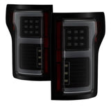 Spyder 15-17 Ford F-150 LED Tail Lights (w/Blind Spot) - Black Smoke (ALT-YD-FF15015BS-LBLED-BSM) SPYDER Tail Lights  AXOPROS