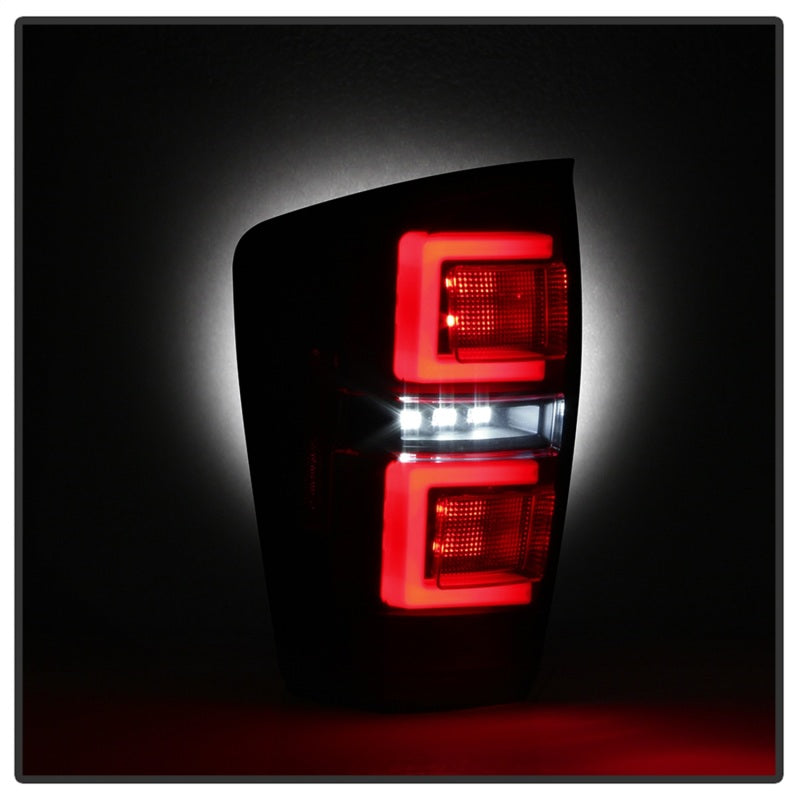 Spyder 16-17 Toyota Tacoma LED Tail Lights - Black Smoke (ALT-YD-TT16-LED-BSM) SPYDER Tail Lights  AXOPROS