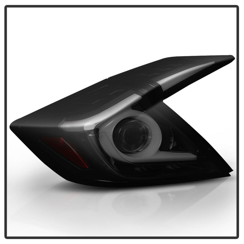 Spyder 16-18 Honda Civic 4 Door Light Bar LED Tail Lights - Black Smoke (ALT-YD-HC164D-LB-BSM) SPYDER Tail Lights  AXOPROS