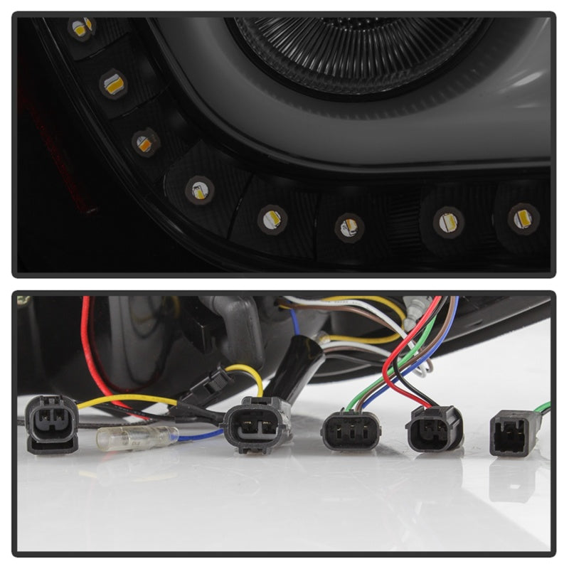 Spyder 16-18 Honda Civic 4 Door Light Bar LED Tail Lights - Black Smoke (ALT-YD-HC164D-LB-BSM) SPYDER Tail Lights  AXOPROS