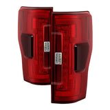Spyder 17-18 Ford F-250 SD (w/Blind Spot Sens) LED Only Tail Lights - Red Clr (ALT-YD-FS17BS-LED-RC) SPYDER Tail Lights  AXOPROS