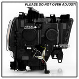 Spyder 19-22 Dodge Ram 2500/3500 (Halogen Model Only) Proj. Headlights (PRO-YD-DR19HDHALAP-SEQ-BK) SPYDER Headlights  AXOPROS