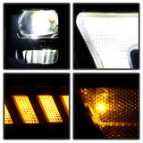 Spyder 19-22 Dodge Ram 2500/3500 (Halogen Model Only) Proj. Headlights (PRO-YD-DR19HDHALAP-SEQ-BK) SPYDER Headlights  AXOPROS