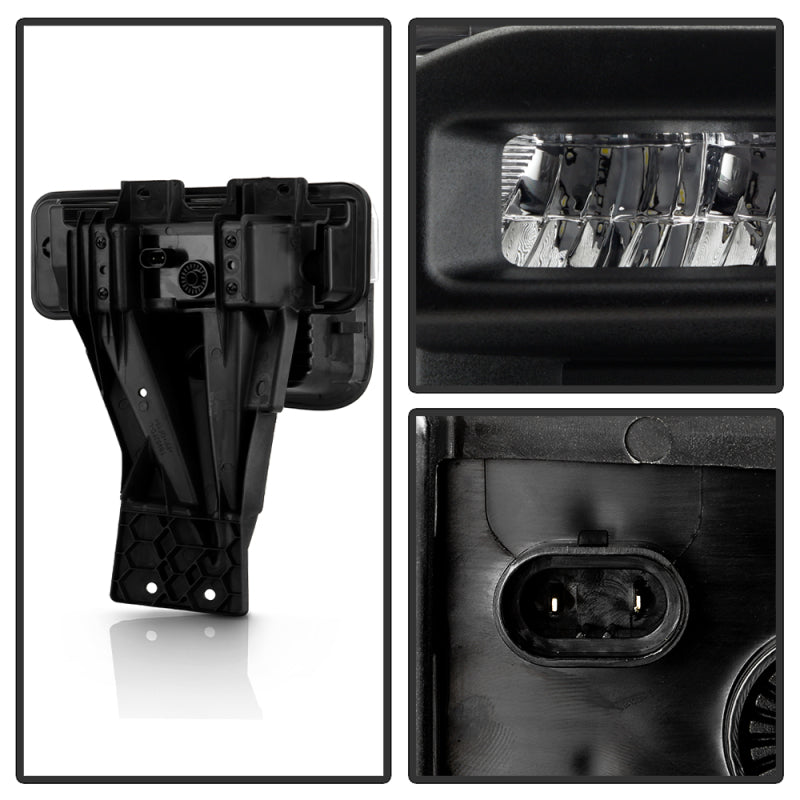 Spyder 20-22 Ford F250/F350 Super Duty OEM Full LED Fog Lights W/ Switch - Clear SPYDER Fog Lights  AXOPROS
