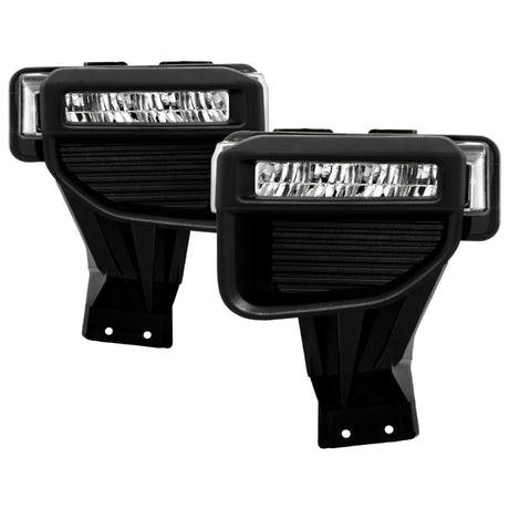 Spyder 20-22 Ford F250/F350 Super Duty OEM Full LED Fog Lights W/ Switch - Clear SPYDER Fog Lights  AXOPROS