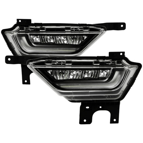 Spyder 21-23 Ford F150 OEM Style Full LED Fog Lights w/ Switch FL-FF1502021-LED-C SPYDER Fog Lights  AXOPROS