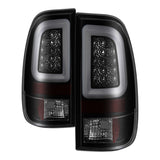 Spyder 97-03 Ford F150 Stylsd. F250 V3 Lght Bar LED Tail Lights - Blk Smk ALT-YD-FF15097V3-LBLED-BSM SPYDER Tail Lights  AXOPROS