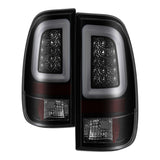 Spyder 97-03 Ford F150 Stylsd. F250 V3 Lght Bar LED Tail Lights - Blk Smk ALT-YD-FF15097V3-LBLED-BSM SPYDER Tail Lights  AXOPROS